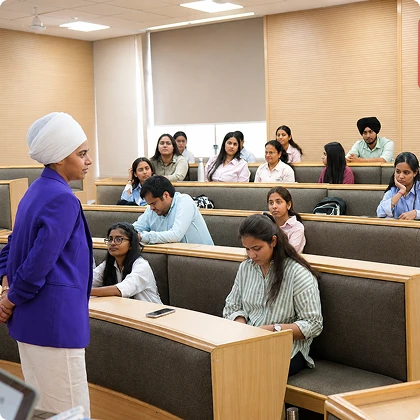 Catalyze founder teaching students
