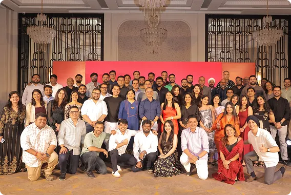 Group portrait of participants at a corporate event